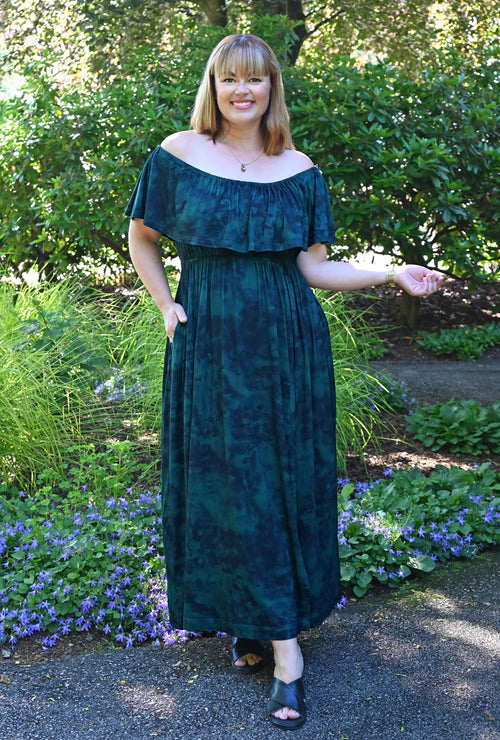 Meadow Maxi Dress - Emerald Ombre