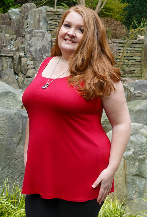 Clever Cami - Ruby Red Bamboo