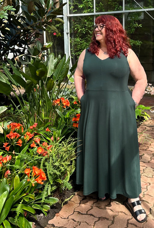 Charlie Dress - Rainforest Bamboo