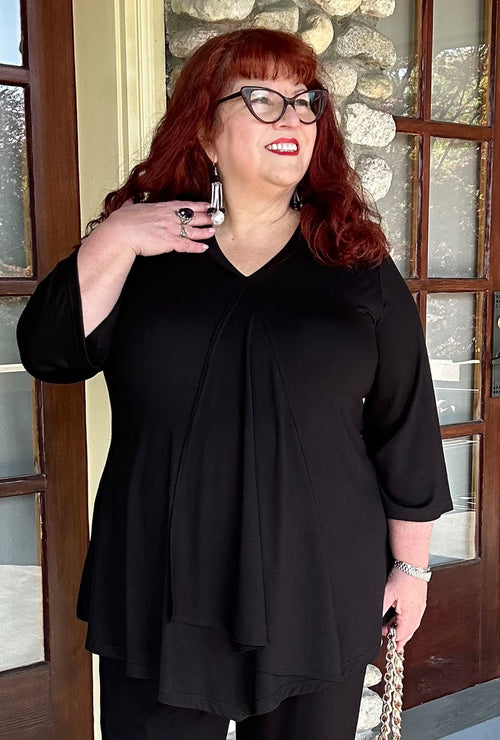 Fluid Tunic - Black Bamboo