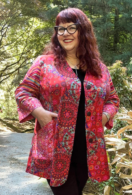 Delilah Dream Coat - Scarlet Millefiore