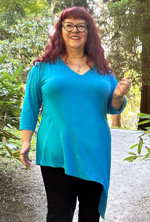 Direct Tunic -Azure Bamboo