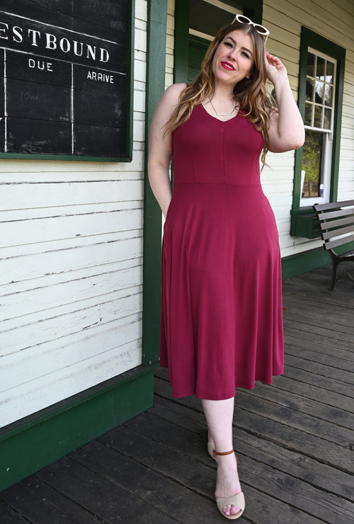 Charlie Dress - Passionflower Bamboo