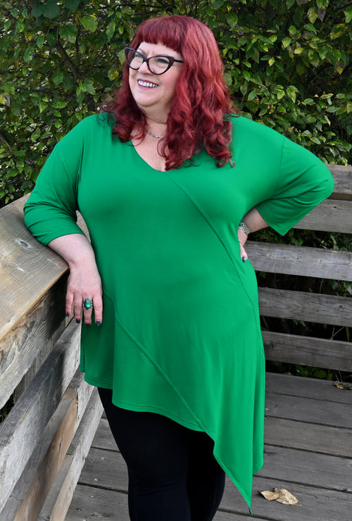Direct Tunic - Emerald Bamboo