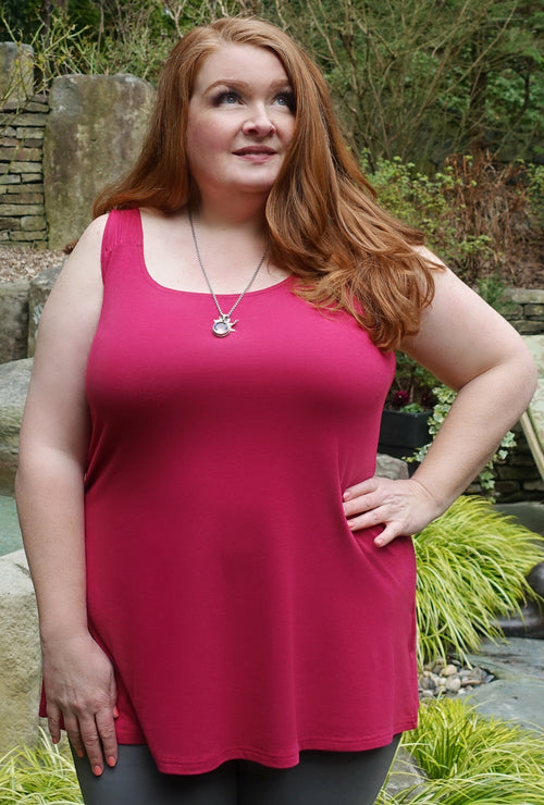 Clever Cami - Raspberry Bamboo