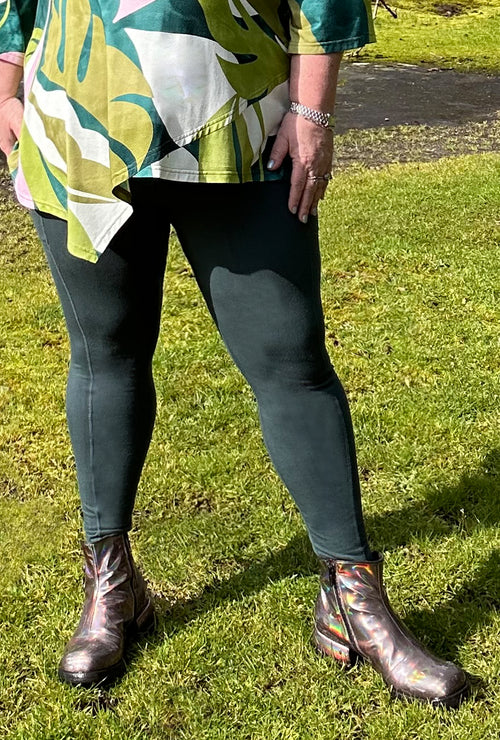 Pocket Legging - Rainforest Bamboo