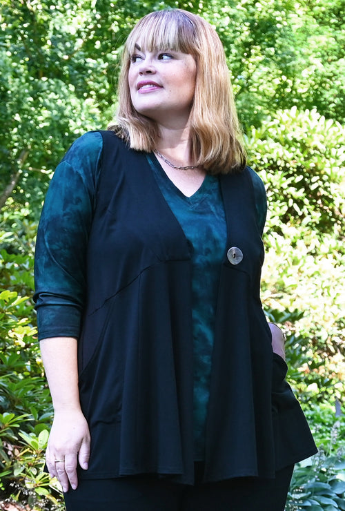 Recharge Vest - Black Bamboo