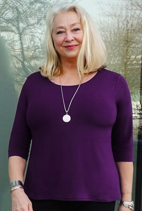 Perfect Tee - Amethyst Bamboo