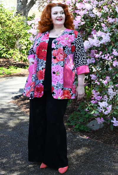 Delilah Dream Coat - Vibrant Peony