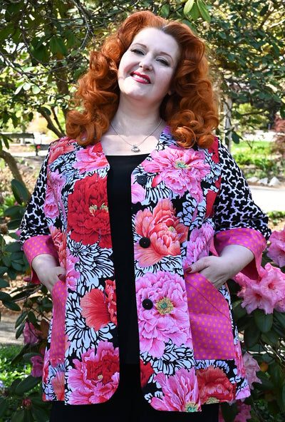 Delilah Dream Coat - Vibrant Peony