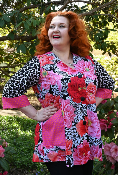 Delilah Dream Coat - Vibrant Peony