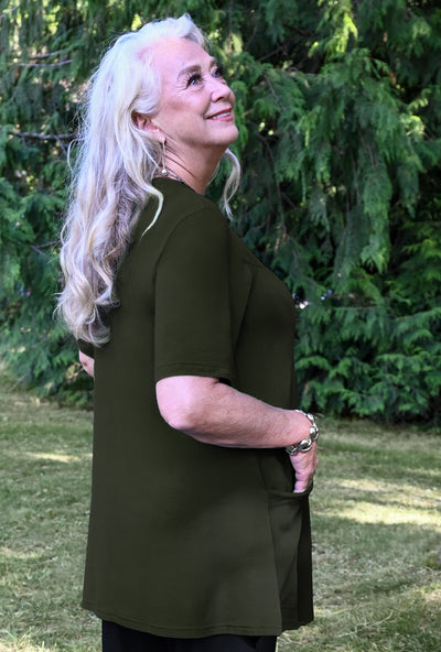 Refresh Tunic - Olive Bamboo