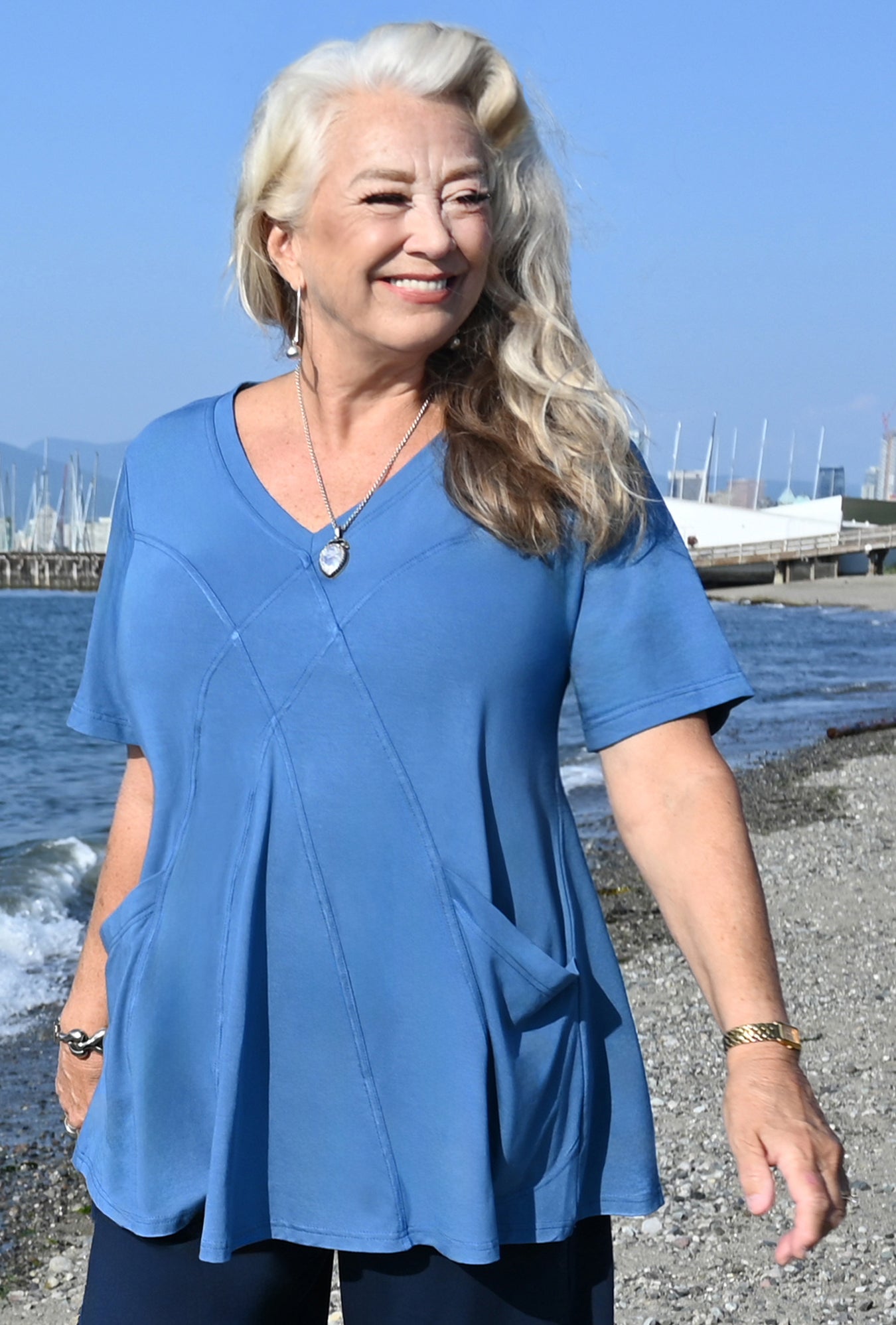 Refresh Tunic - Sky Bamboo