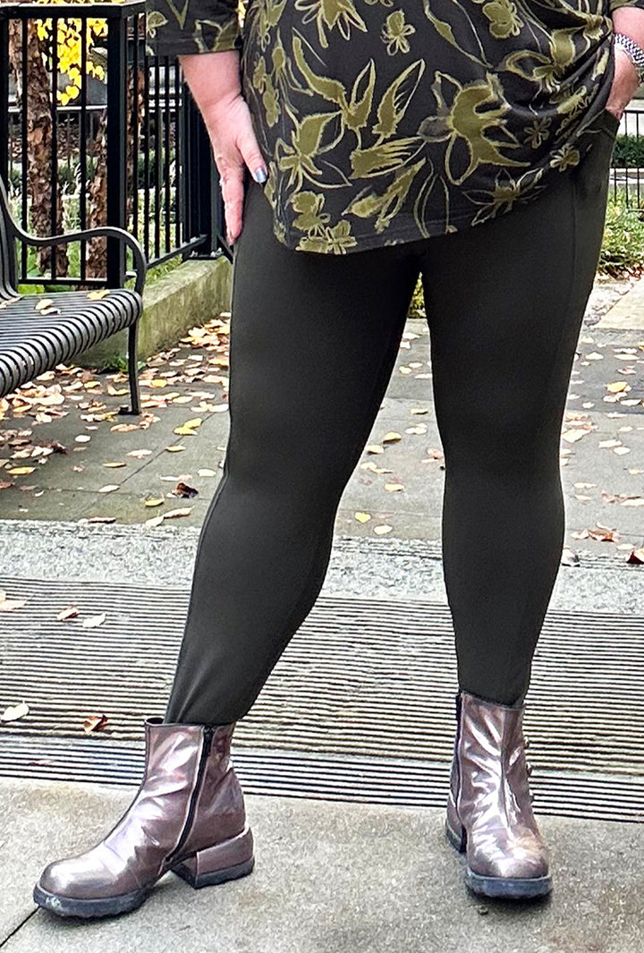 Leggings olive hot sale