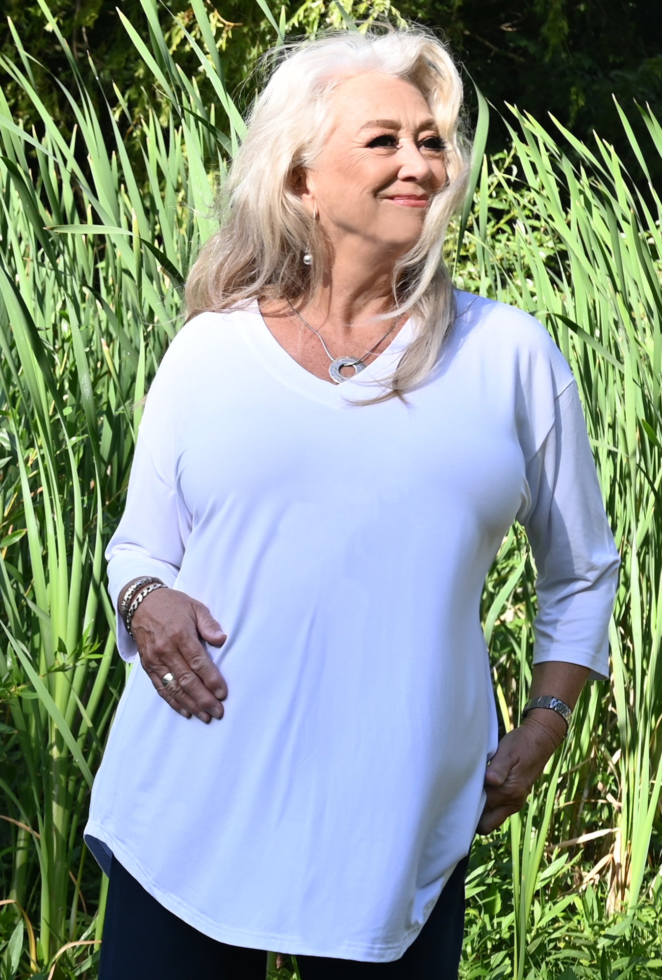 Market Tunic - White Bamboo