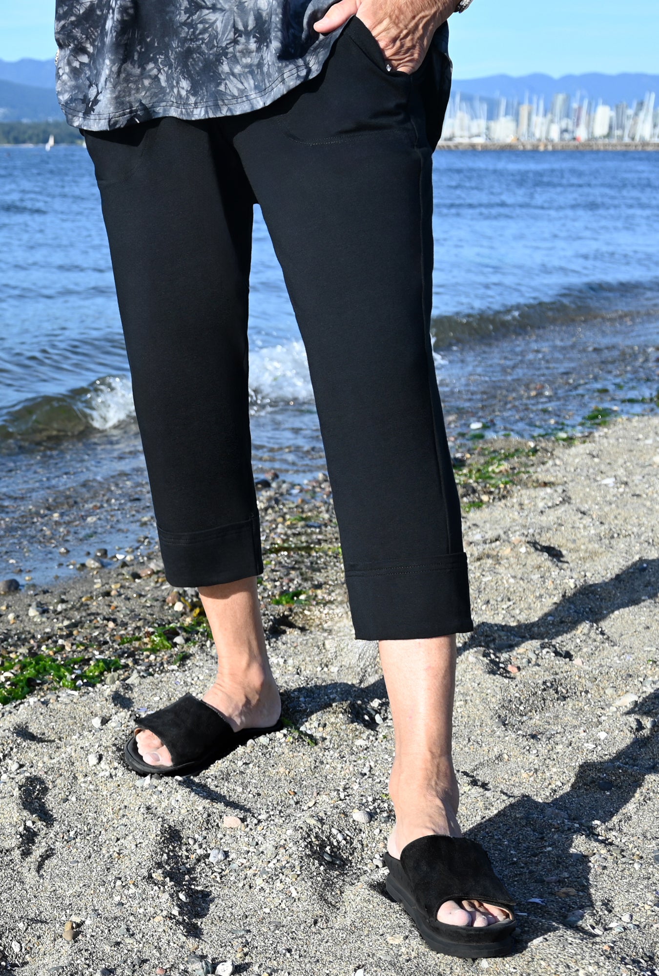 Pedal Pant - Black Bamboo