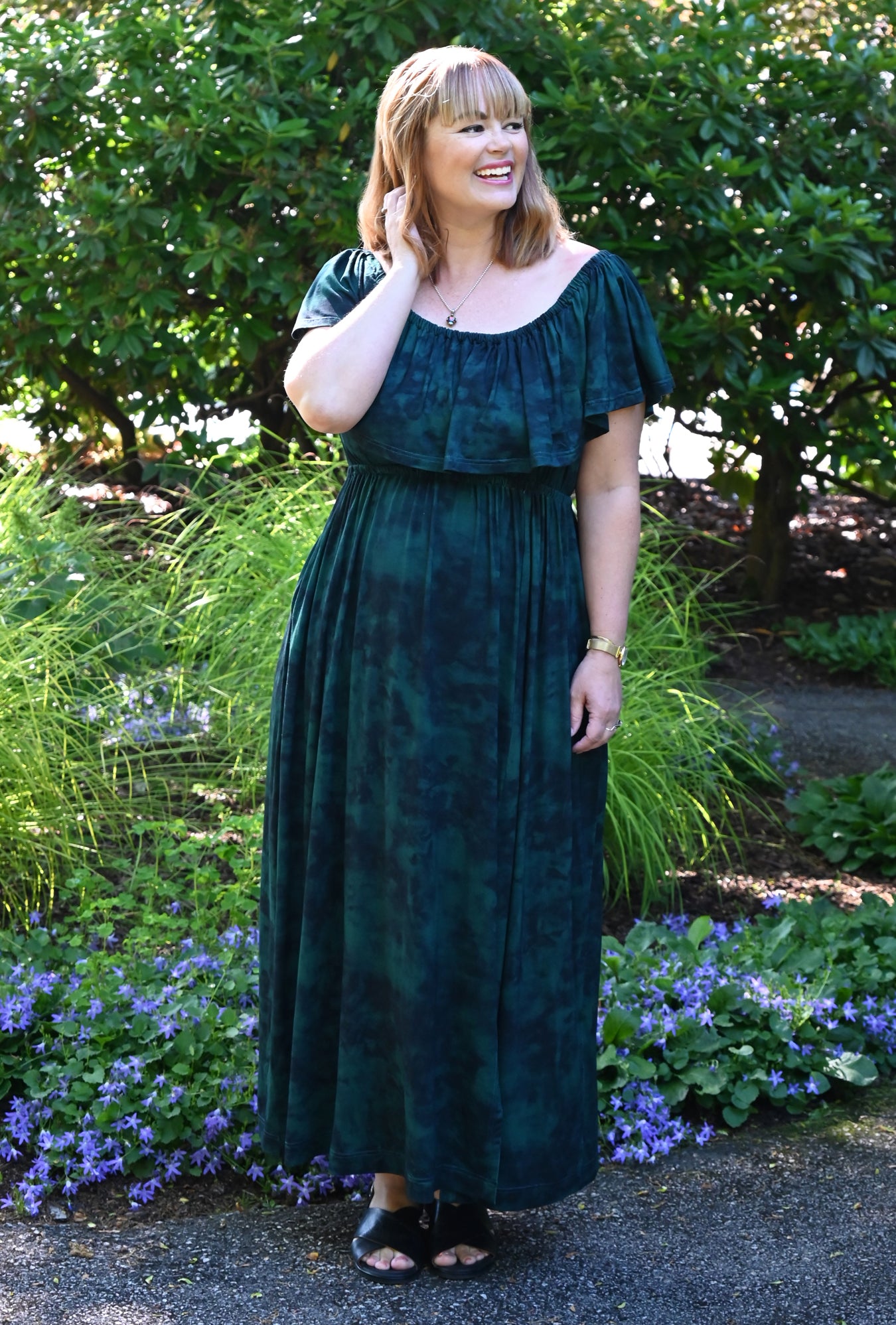 Meadow Maxi Dress - Emerald Ombre