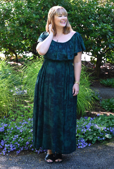 Meadow Maxi Dress - Emerald Ombre