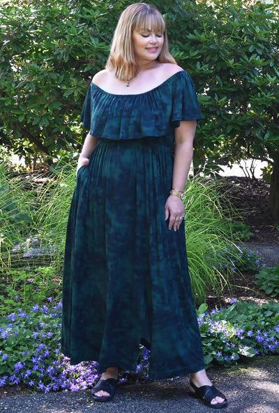 Meadow Maxi Dress - Emerald Ombre