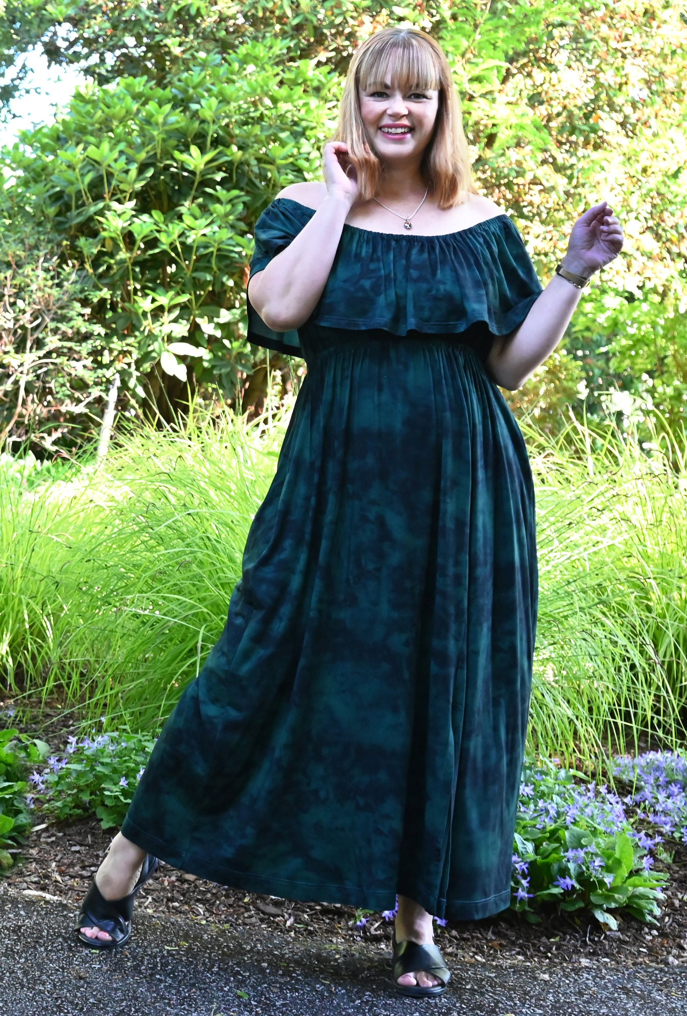 Meadow Maxi Dress - Emerald Ombre