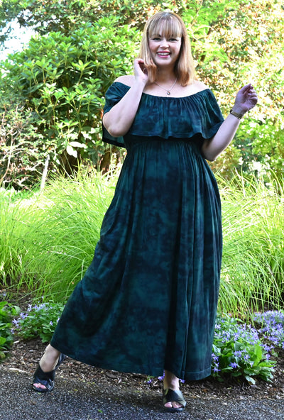 Meadow Maxi Dress - Emerald Ombre