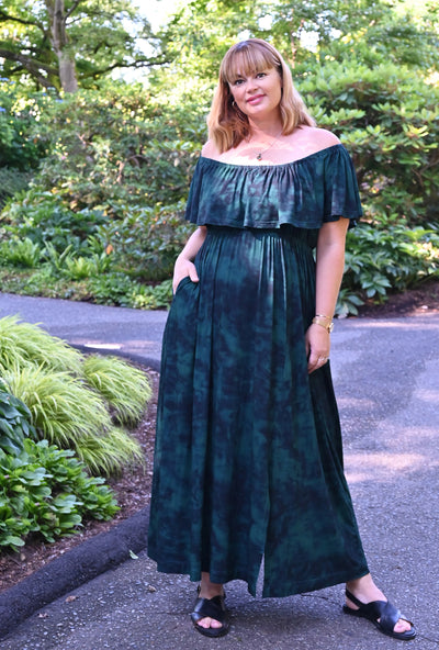 Meadow Maxi Dress - Emerald Ombre