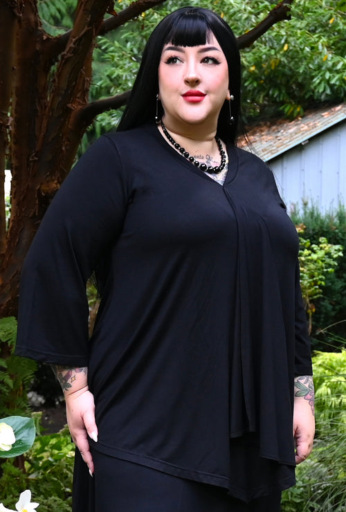Fluid Tunic - Black Bamboo