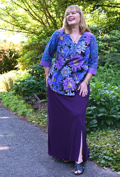 Maxi Skirt - Amethyst Bamboo