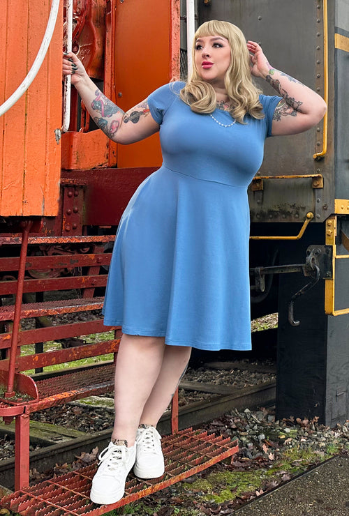Farrah Dress - Sky Bamboo