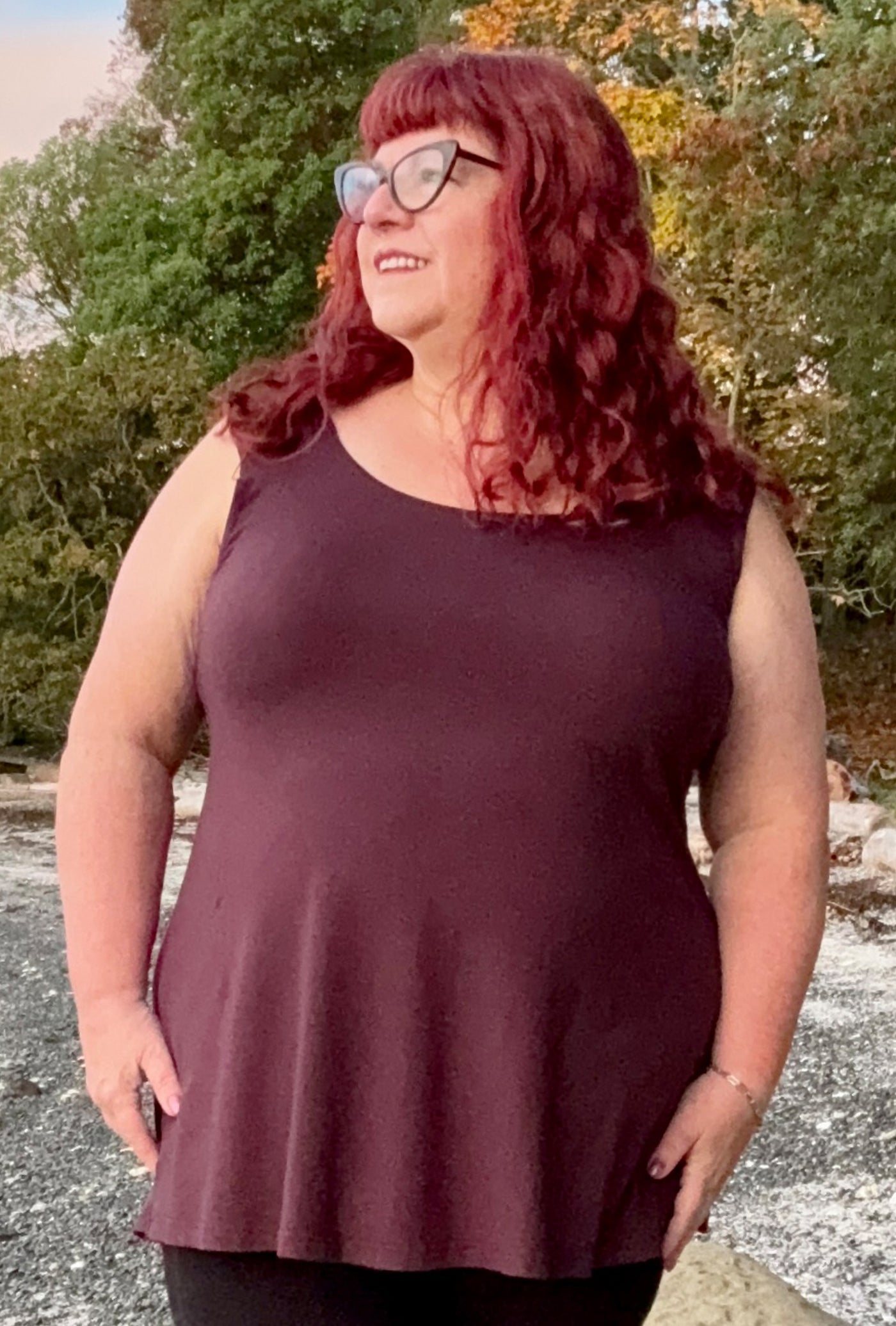 Clever Cami - Plum Bamboo