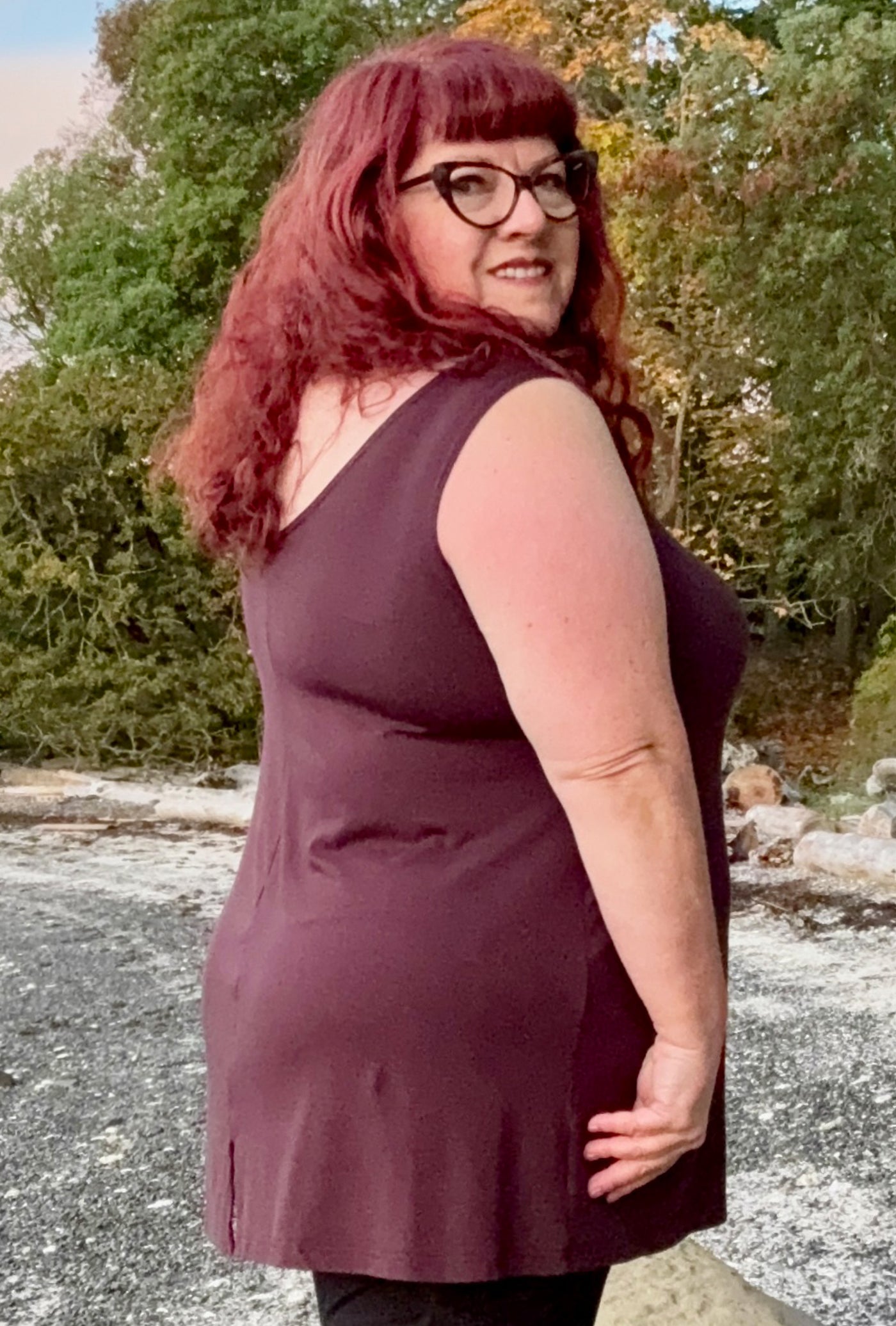 Clever Cami - Plum Bamboo