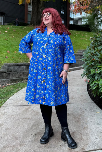 Kate Cotton Coat - Hypdotic - Geometric Dot Print