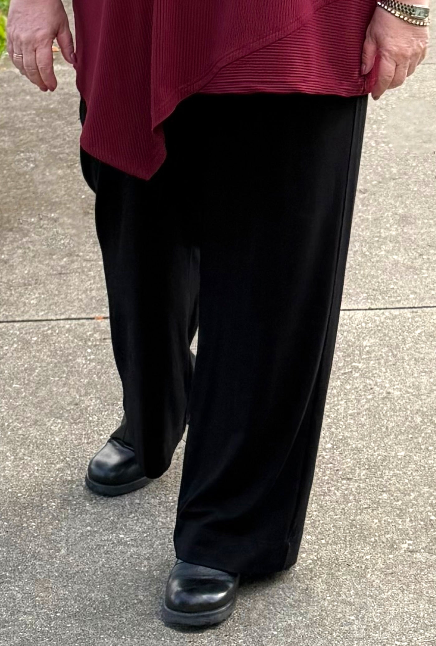 Petite Spirit Straight Leg Pant - Black Bamboo