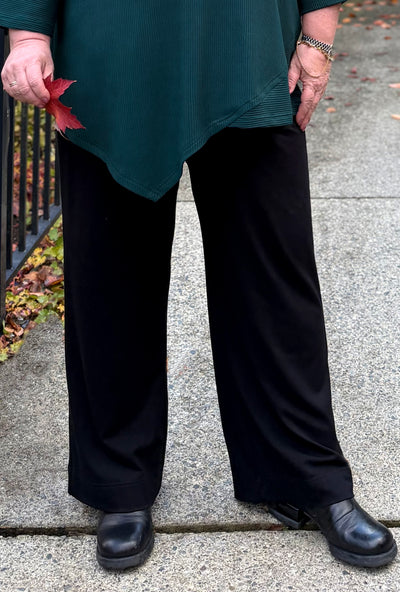 Petite Spirit Straight Leg Pant - Black Bamboo