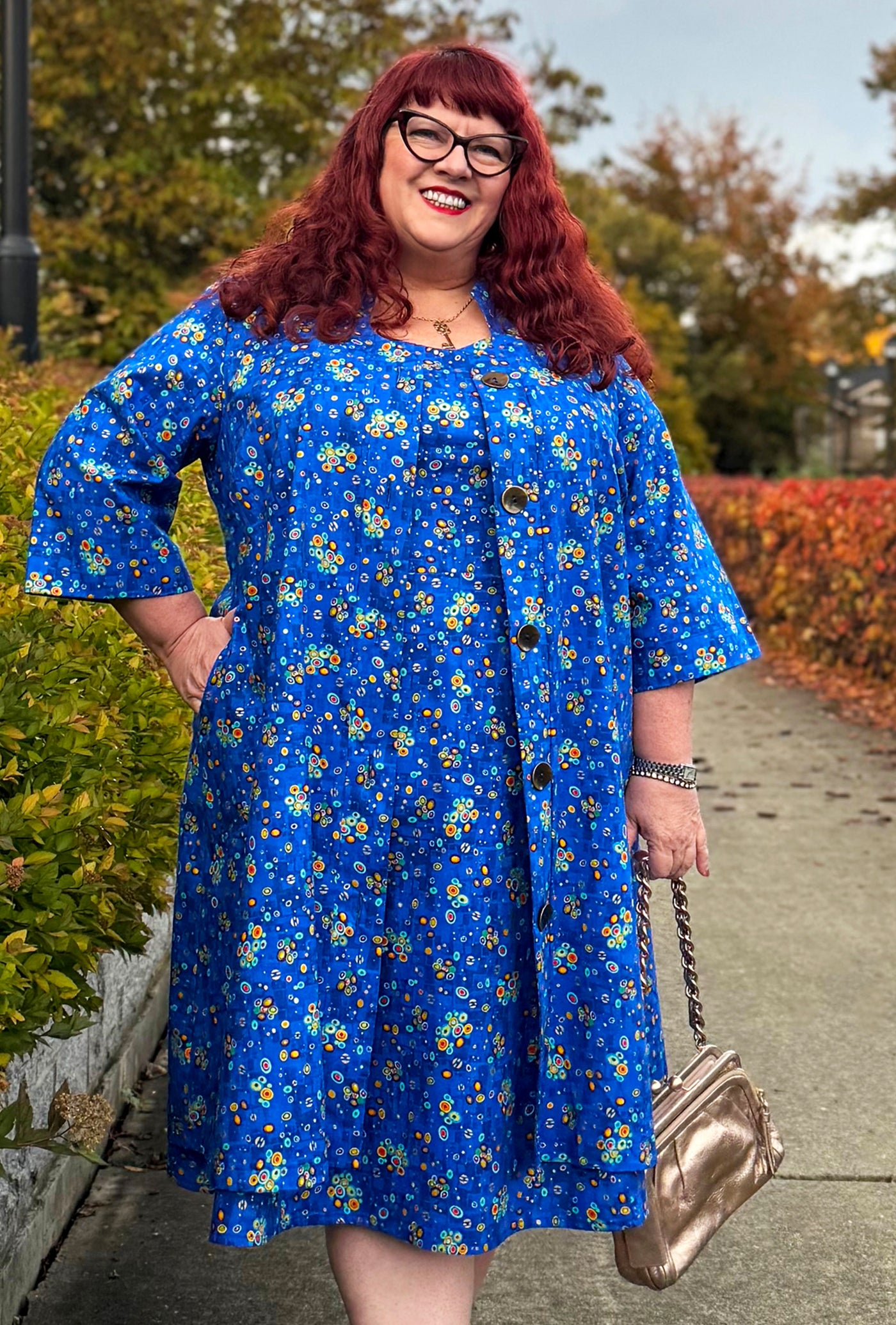 Yvonne  - Hypdotic - Abstract Dot Dress