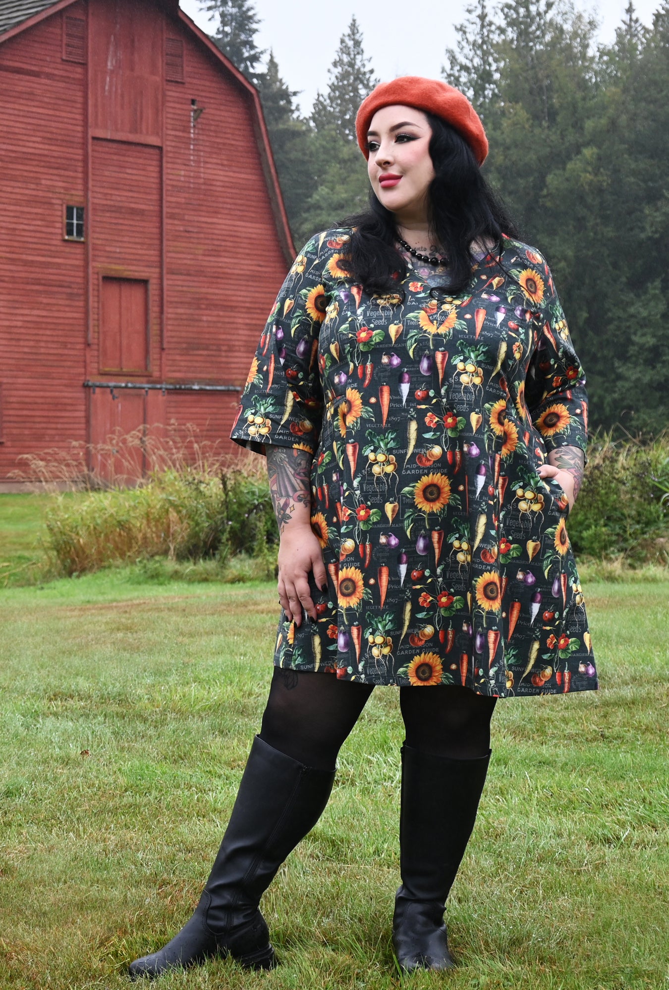 Greta Garden Tunic - Farmer's Market