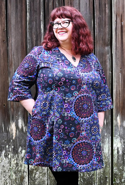 Greta Garden Tunic - Dark Millefiore