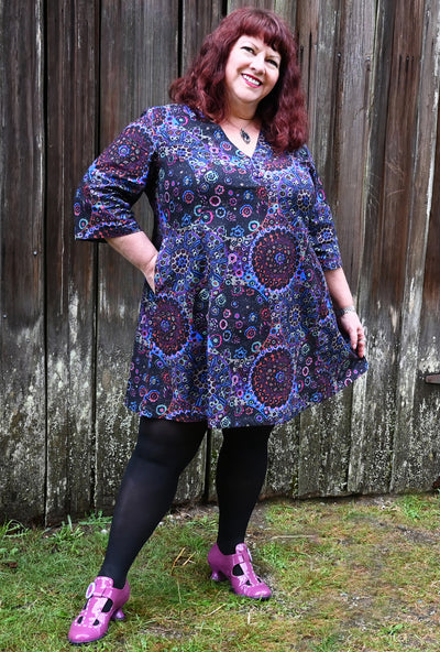 Greta Garden Tunic - Dark Millefiore