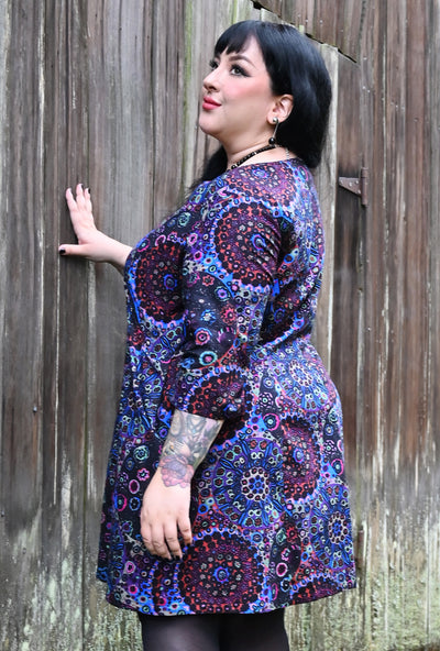 Greta Garden Tunic - Dark Millefiore
