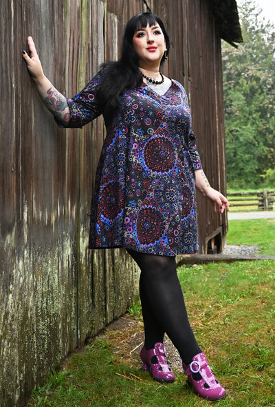 Greta Garden Tunic - Dark Millefiore