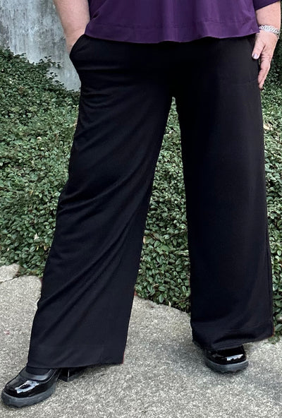 Petite Serene Pant 2.0- Black Bamboo