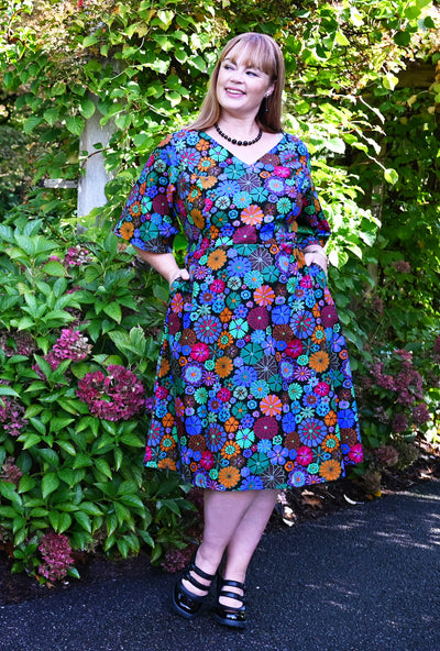 Joan Dress - Diane-thus - Cotton print