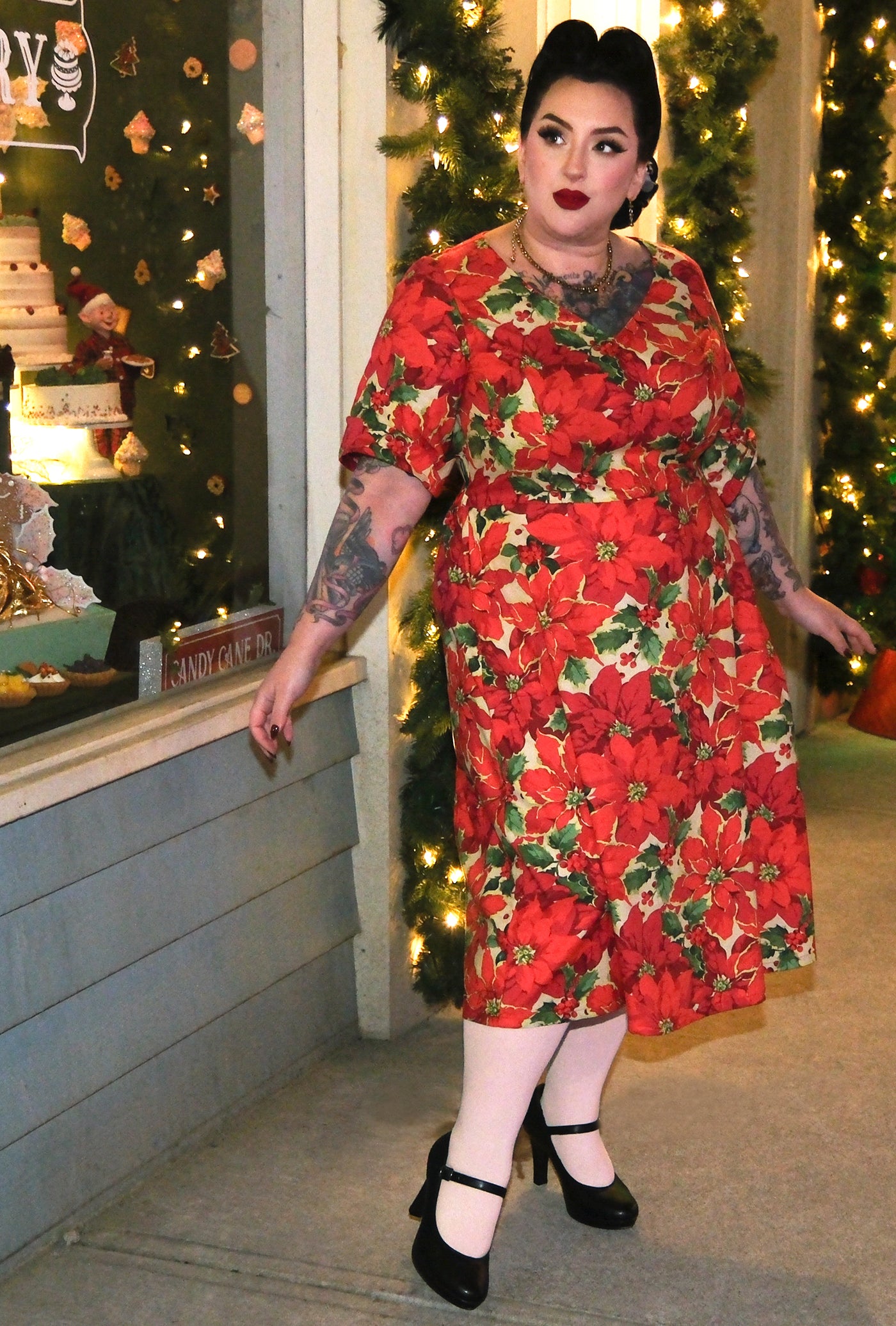 Joan Dress - Merry Petals - Cotton print