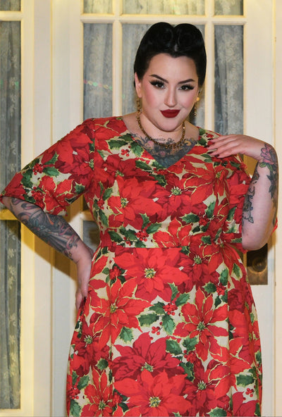 Joan Dress - Merry Petals - Cotton print