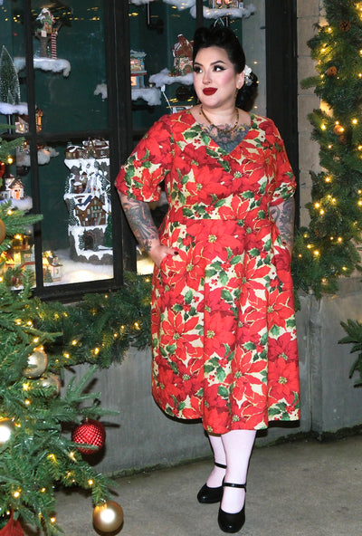 Joan Dress - Merry Petals - Cotton print