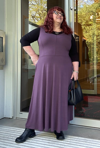 Charlie Dress - Mauve Bamboo