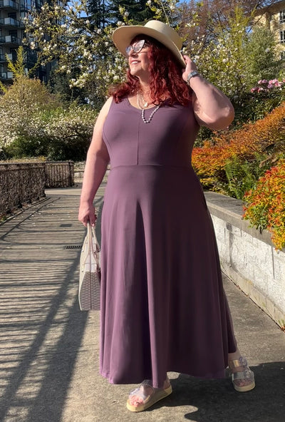 Charlie Dress - Mauve Bamboo