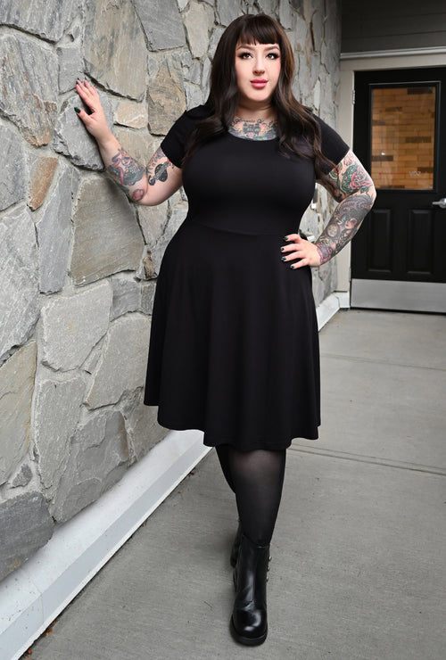 Farrah Dress - Black Bamboo