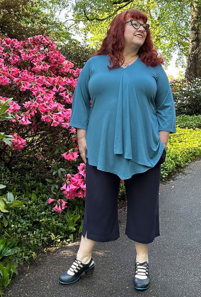 Fluid Tunic - Sky Bamboo