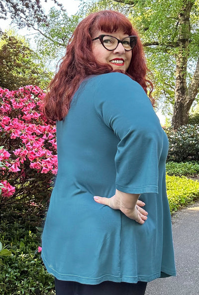 Fluid Tunic - Sky Bamboo